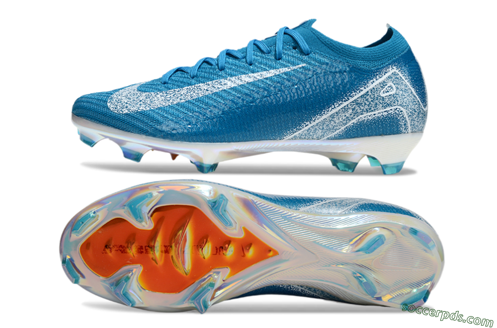Nike Air Zoom Mercurial Vapor 16 Elite FG Low-Tops Football Boots - Blue/White/Gold 0