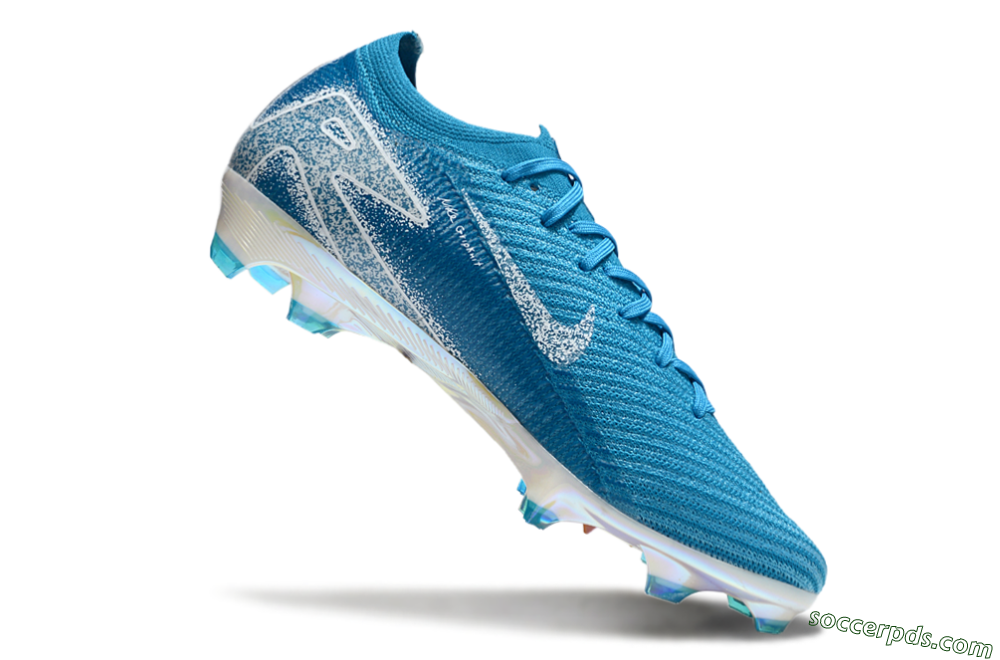 Nike Air Zoom Mercurial Vapor 16 Elite FG Low-Tops Football Boots - Blue/White/Gold 4
