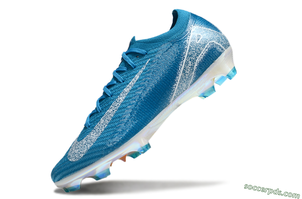 Nike Air Zoom Mercurial Vapor 16 Elite FG Low-Tops Football Boots - Blue/White/Gold 5