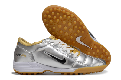 Nike Total 90 II TF Low-Tops Football Shoes - Silver/Black/White