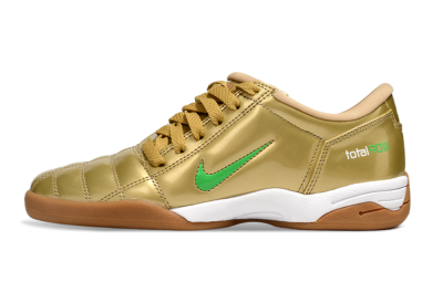 Nike Total 90 II IC Low-Tops Football Shoes - Gold/Green/White