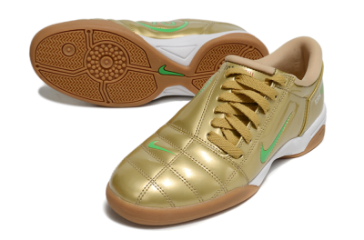 Nike Total 90 II IC Low-Tops Football Shoes - Gold/Green/White