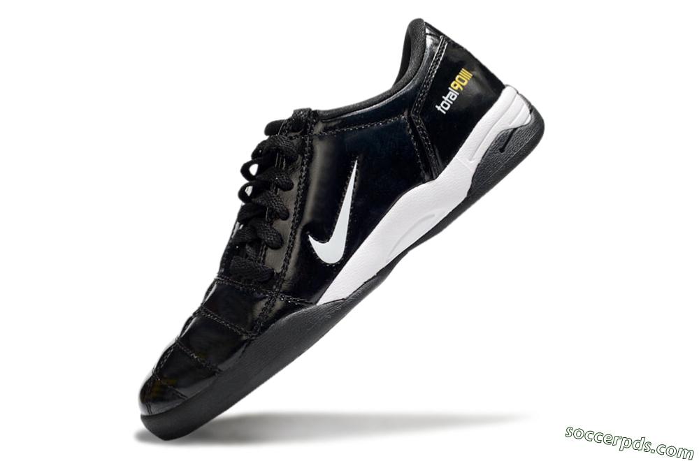 Nike Total 90 II IC Low-Tops Football Shoes - Black/White/Yellow 5