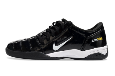 Nike Total 90 II IC Low-Tops Football Shoes - Black/White/Yellow