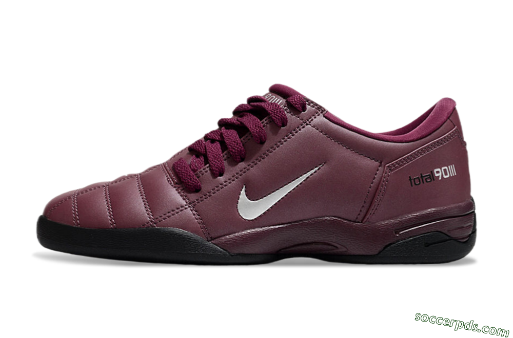 Nike Total 90 II IC Low-Tops Football Shoes - Red/Black/White 2