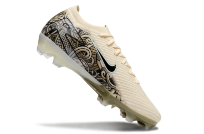 Nike Air Zoom Mercurial Vapor 16 Elite FG Low-Tops Football Boots - Beige/Black/White