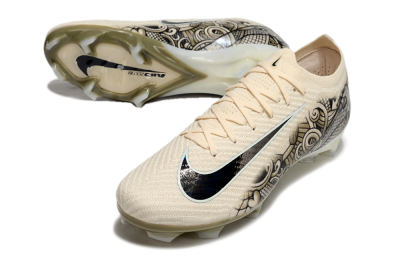 Nike Air Zoom Mercurial Vapor 16 Elite FG Low-Tops Football Boots - Beige/Black/White