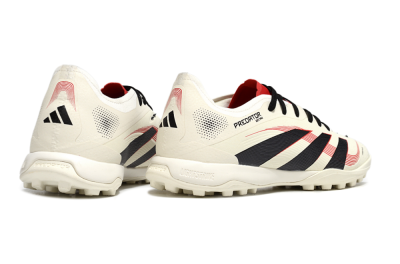 Adidas Predator Elite 25 TF Low-Tops Football Shoes - Beige/Black/Red