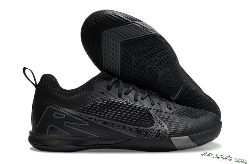 Nike Air Zoom Mercurial Vapor 16 Pro IC Low-Tops Football Shoes - Black/Grey/Blue 1