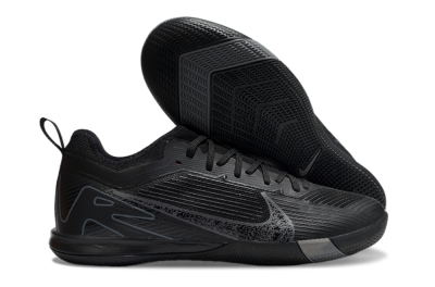 Nike Air Zoom Mercurial Vapor 16 Pro IC Low-Tops Football Shoes - Black/Grey/Blue