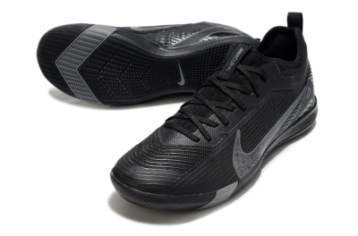 Nike Air Zoom Mercurial Vapor 16 Pro IC Low-Tops Football Shoes - Black/Grey/Blue