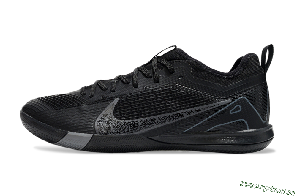 Nike Air Zoom Mercurial Vapor 16 Pro IC Low-Tops Football Shoes - Black/Grey/Blue 2