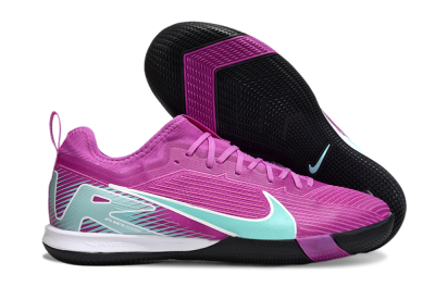 Nike Air Zoom Mercurial Vapor 16 Pro IC Low-Tops Football Shoes - Purple/Jade/White