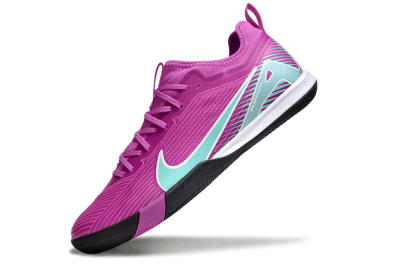 Nike Air Zoom Mercurial Vapor 16 Pro IC Low-Tops Football Shoes - Purple/Jade/White