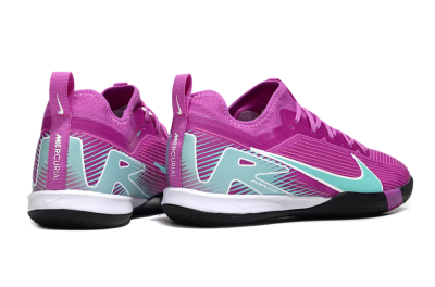 Nike Air Zoom Mercurial Vapor 16 Pro IC Low-Tops Football Shoes - Purple/Jade/White