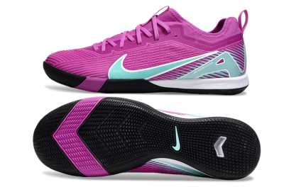 Nike Air Zoom Mercurial Vapor 16 Pro IC Low-Tops Football Shoes - Purple/Jade/White
