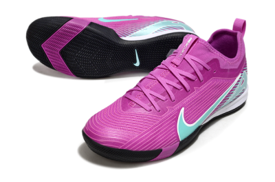 Nike Air Zoom Mercurial Vapor 16 Pro IC Low-Tops Football Shoes - Purple/Jade/White