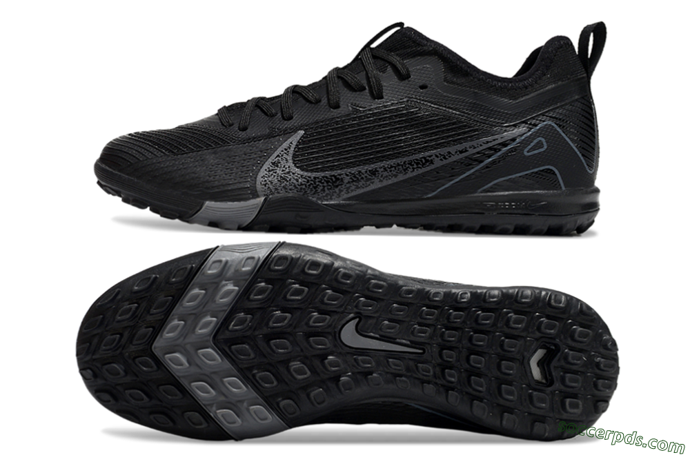 Nike Air Zoom Mercurial Vapor 16 Pro TF Low-Tops Football Shoes - Black/Grey/Blue 0