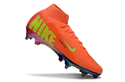 Nike Air Zoom Mercurial Superfly 10 Elite SG High-Tops Football Boots - Red/Yellow/Black