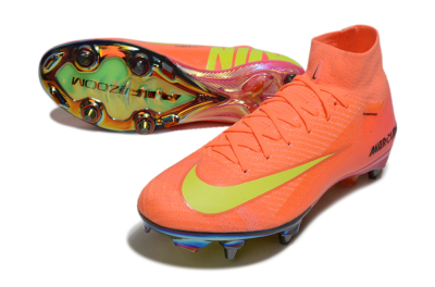 Nike Air Zoom Mercurial Superfly 10 Elite SG High-Tops Football Boots - Red/Yellow/Black