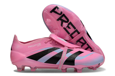 Adidas Predator Elite 25 Foldover Tongue FG Low-Tops Football Boots - Pink/Black/Jade