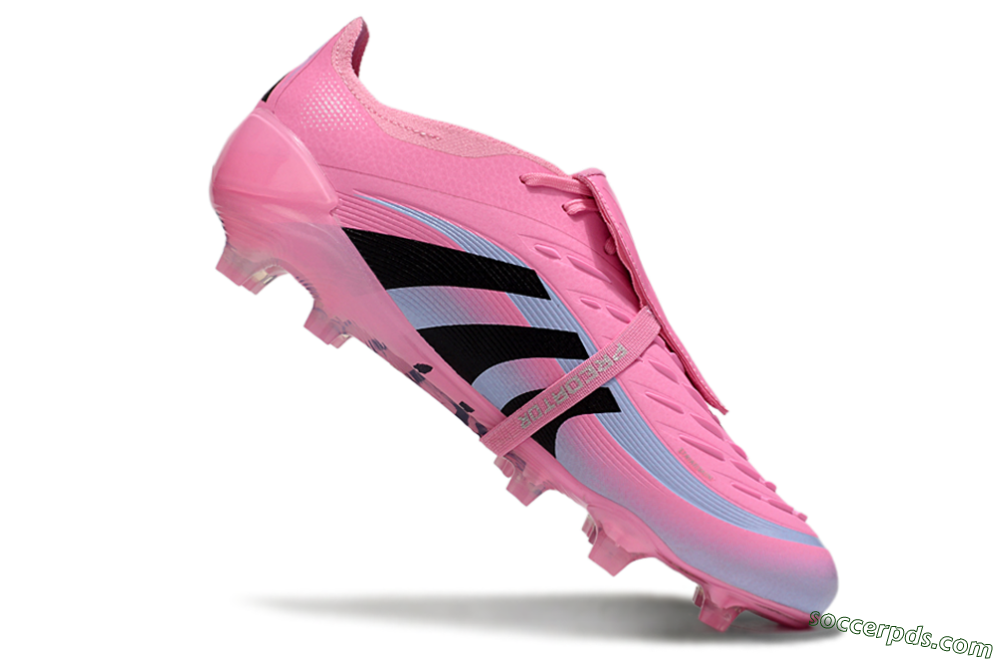 Adidas Predator Elite 25 Foldover Tongue FG Low-Tops Football Boots - Pink/Black/Jade 4
