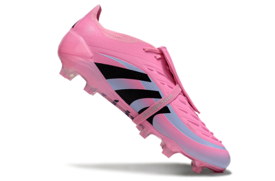 Adidas Predator Elite 25 Foldover Tongue FG Low-Tops Football Boots - Pink/Black/Jade