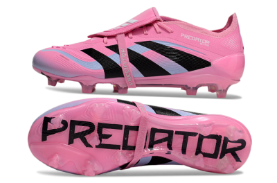 Adidas Predator Elite 25 Foldover Tongue FG Low-Tops Football Boots - Pink/Black/Jade
