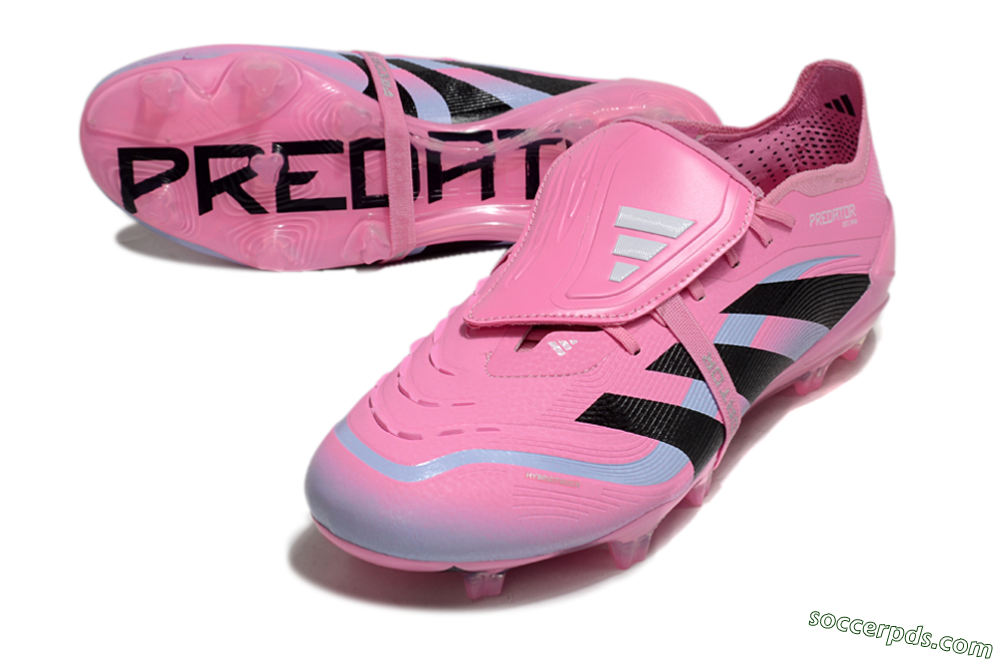 Adidas Predator Elite 25 Foldover Tongue FG Low-Tops Football Boots - Pink/Black/Jade 3