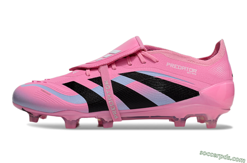 Adidas Predator Elite 25 Foldover Tongue FG Low-Tops Football Boots - Pink/Black/Jade 2