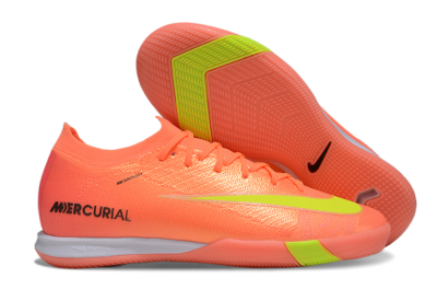Nike Air Zoom Mercurial Vapor 16 Elite IC Low-Tops Football Shoes - Red/Yellow/White