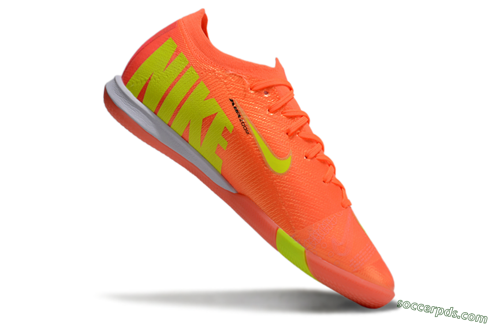 Nike Air Zoom Mercurial Vapor 16 Elite IC Low-Tops Football Shoes - Red/Yellow/White 4
