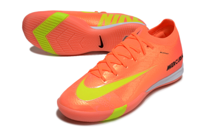 Nike Air Zoom Mercurial Vapor 16 Elite IC Low-Tops Football Shoes - Red/Yellow/White