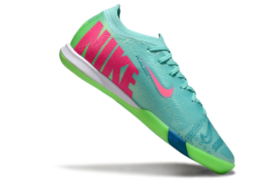 Nike Air Zoom Mercurial Vapor 16 Elite IC Low-Tops Football Shoes - Jade/Pink/Yellow