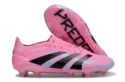Adidas Predator Elite 25 FG Low-Tops Football Boots - Pink/Black/Jade