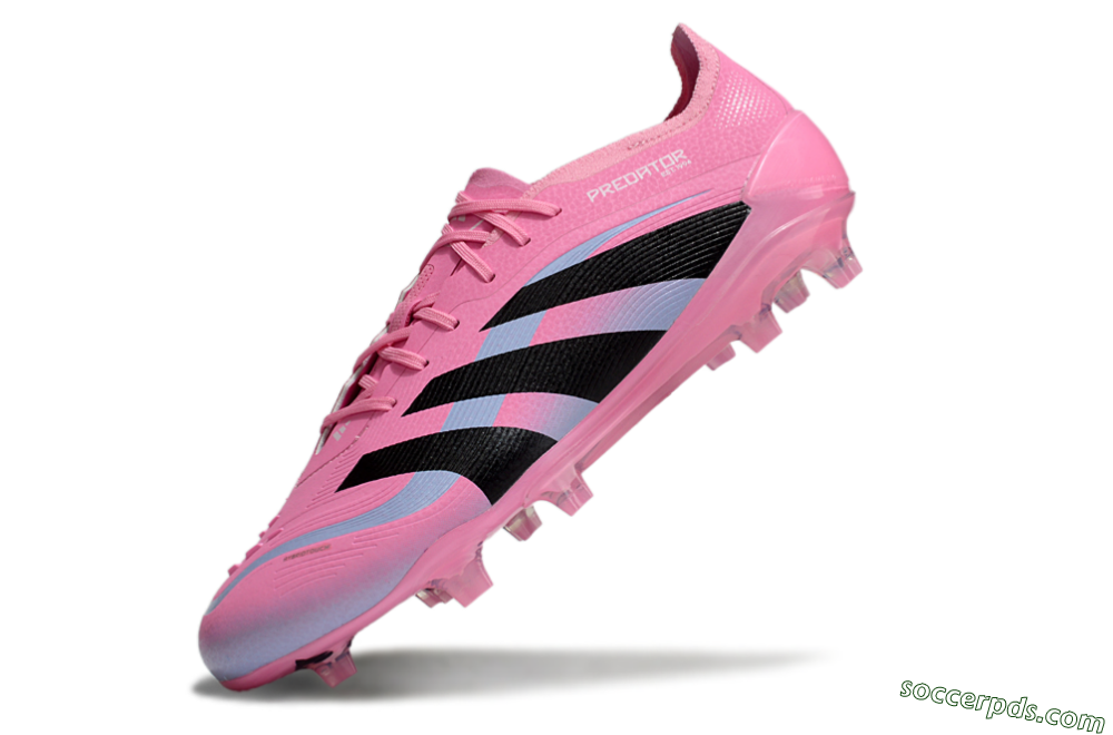 Adidas Predator Elite 25 FG Low-Tops Football Boots - Pink/Black/Jade 5