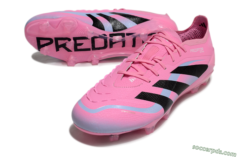 Adidas Predator Elite 25 FG Low-Tops Football Boots - Pink/Black/Jade 3