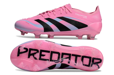 Adidas Predator Elite 25 FG Low-Tops Football Boots - Pink/Black/Jade