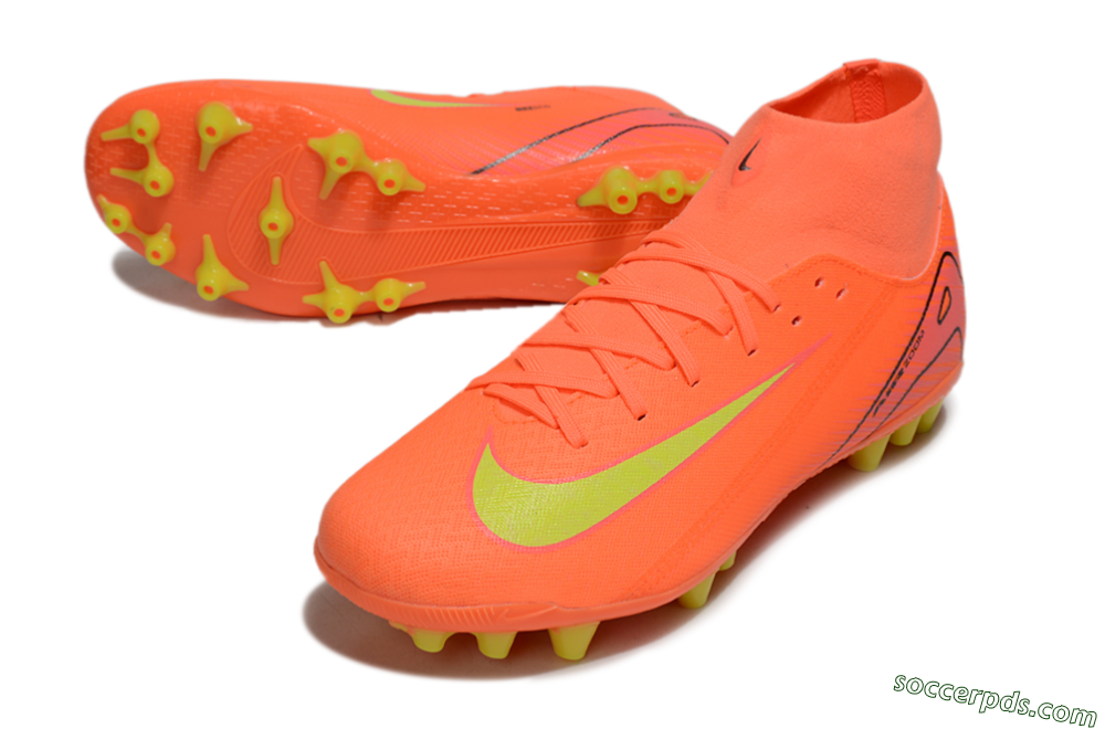 Nike Air Zoom Mercurial Superfly 10 Acadamy AG High-Tops Football Boots - Red/Yellow/Black 3