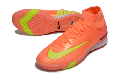 Nike Air Zoom Mercurial Superfly 10 Elite IC High-Tops Football Shoes - Red/Yellow/Black
