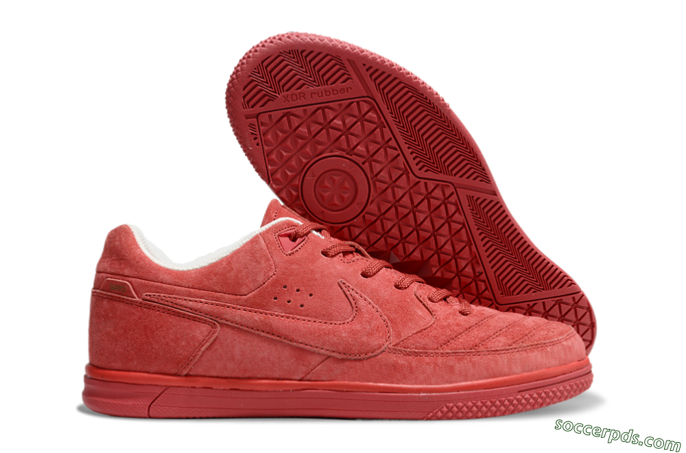 Nike Street Gato IC Low-Tops Football Shoes - Red/Red 1