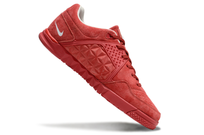 Nike Street Gato IC Low-Tops Football Shoes - Red/Red