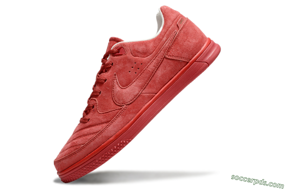 Nike Street Gato IC Low-Tops Football Shoes - Red/Red 5