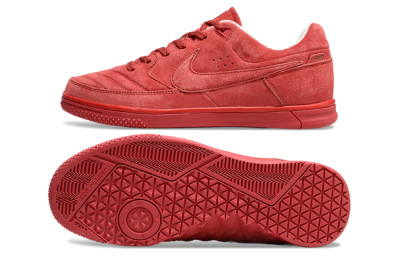 Nike Street Gato IC Low-Tops Football Shoes - Red/Red