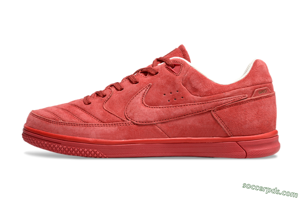 Nike Street Gato IC Low-Tops Football Shoes - Red/Red 2