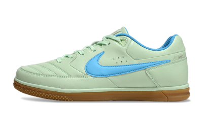 Nike Street Gato IC Low-Tops Football Shoes - Avocado/Blue/Brown