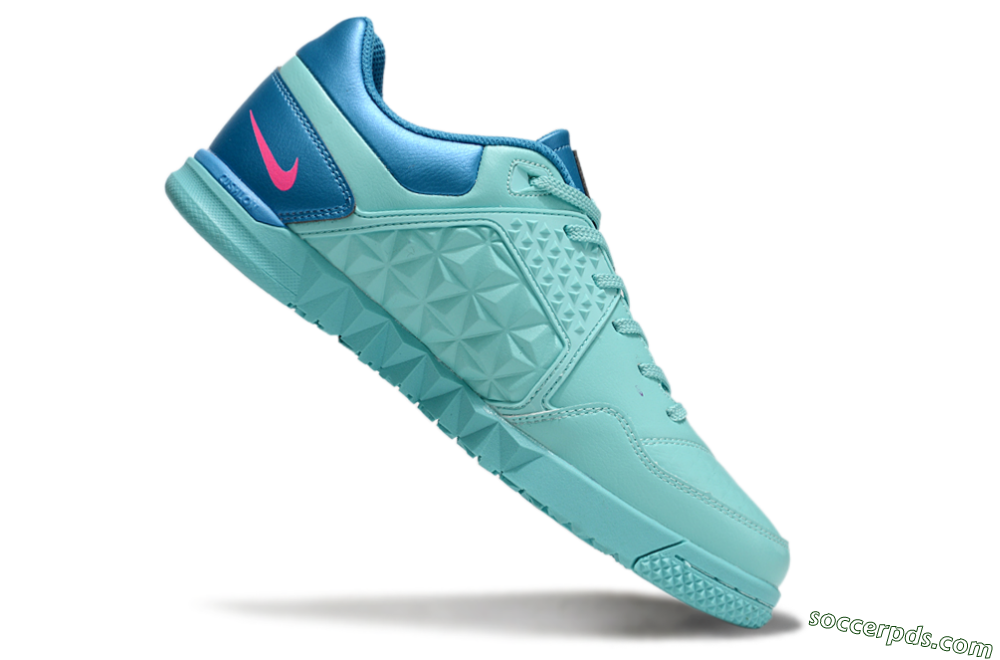 Nike Street Gato IC Low-Tops Football Shoes - Jade/Pink/Yellow/Blue 4