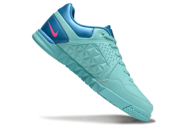 Nike Street Gato IC Low-Tops Football Shoes - Jade/Pink/Yellow/Blue