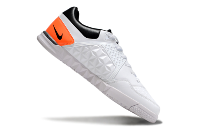 Nike Street Gato IC Low-Tops Football Shoes - White/Grey/Yellow/Black