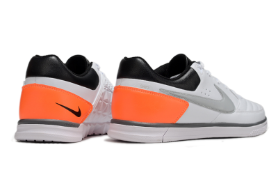 Nike Street Gato IC Low-Tops Football Shoes - White/Grey/Yellow/Black